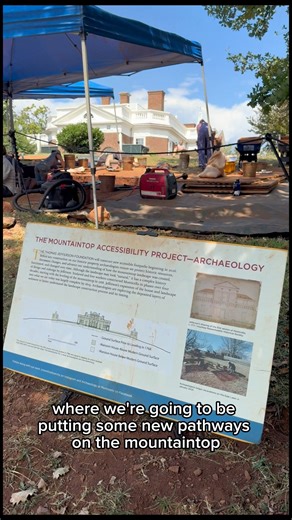 Archaeology is continuing excavations on the East Lawn, and this week, they’ve shifted focus to the privy. Watch the full video to see what they’re uncovering. Follow Archaeology at Monticello for more finds. Planning a visit? Don’t miss the Archaeology in Action tour: 👉 bit.ly/42zA58m | Thomas Jefferson's Monticello