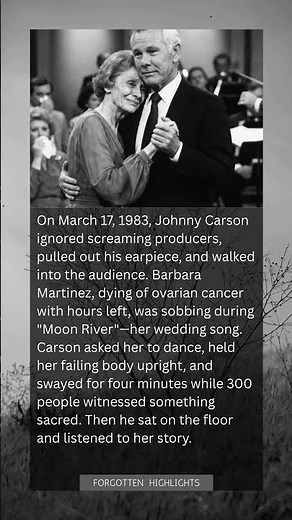 The Dance That Stopped Television: Johnny Carson's Final Gift to a Dying Woman in 1983