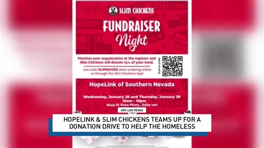 HopeLink of Southern Nevada to partner with Slim Chickens for fundraiser
