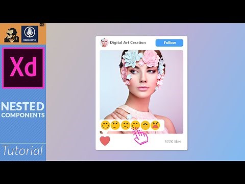 Interaction with Nested Components | Adobe XD 2021 | Tutorial