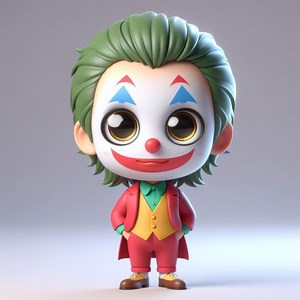 Chibi Joker Statue STL for 3D Print, Chibi Joker Figure STL Printing Model - Etsy