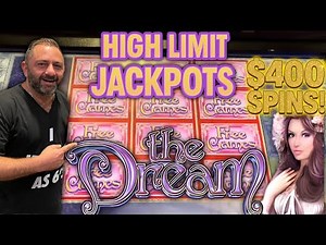 😱 OMG! $400 SPINS WENT CRAZY on the DREAM SLOT in VEGAS! MASSIVE JACKPOTS & INSANE WINS