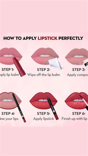 How to apply lipstick perfectly? Perfect guide for lipstick 💄 #guide #lipstick #lipstickdupe