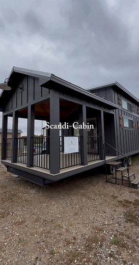 Can’t you imagine this as your mountain getaway? 🌲 The Scandi Cabin blends modern design with cozy simplicity — a peaceful retreat where clean lines meet warm wood and quiet mornings start with coffee and a view. #SweetHaus #ScandiCabin #MountainRetreat | Sweet-Haus Tiny Cabin Company