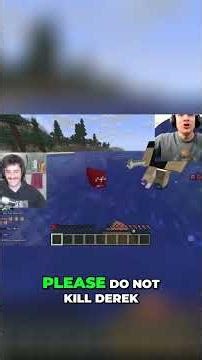 Minecraft Dog Attacks Friend! DO NOT KILL DEREK #shorts