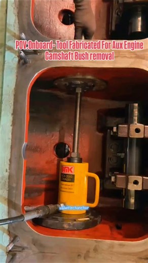 Tech Anchor on Instagram: "An auxiliary engine's camshaft bush removal tool is typically a specialized camshaft bearing puller or bushing driver kit, designed to expand to grip and remove the bush without damaging the engine block or the replacement bush. These kits include an expanding sleeve and a forcing screw or slide hammer mechanism to apply pressure. You will need to identify the specific model and engine to select the correct size and type of tool. Aux Engine Camshaft Bush removal-Tool f