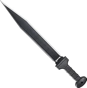 Sheffield STAK 11805 Meridius Sword, 25" Tactical Sword for Hunting, Stocking Stuffers, Gifts for Men, Brush Clearing, Tactical Machete 18" Double Edge Blade, Sheath Included