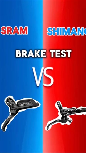 SRAM vs Shimano 🤔 #mtb #bicycle #mountainbike #mountainbike #funny