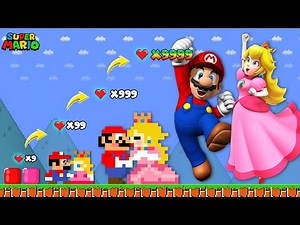 Evolution Of Mario and Peach is Realistic in Super Mario Bros. | Game Animation