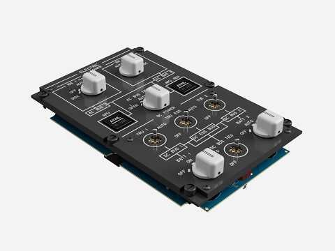 ERJ-195 Electrical Panel Assembly Animation | Flight Simulator Cockpit Build