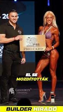 Kovács Dotyi Bikini IFBB Pro lett a FIBO-n!
