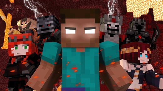"Living in a Nightmare XL" - A Minecraft Music Video ♪