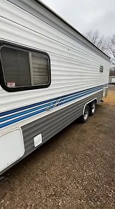 Used travel trailer priced under $10,000. There is no face on camera, just a natural walk-through to show how the unit actually feels. From the outside, the trailer looks used but solid, which is expected at this price point. Once inside, the space feels more open than many buyers expect when shopping on a budget. The sleeping area is functional, the kitchen setup works for basic trips, and storage is enough for short travel or weekend use. At the same time, this is not a perfect unit. The inter