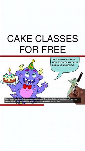 Master Baking with Our Free Cake Classes Online #BakingClasses #CakeTutorials