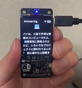 Raspberry Piにラズベリーパイのことを聞いてみたら、お菓子じゃない方を答えてくれた。