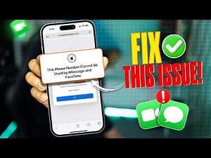 Fix "This Phone Number Cannot Be Used by iMessage or FaceTime" Error on iPhone