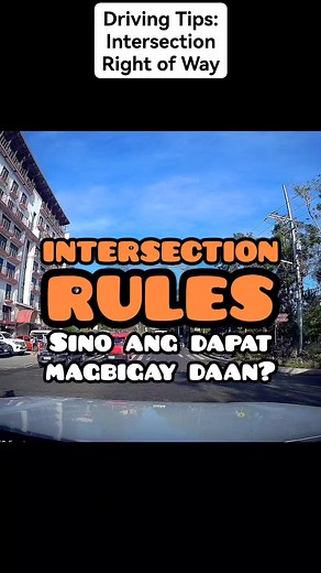 Intersection Rules: Sino ang dapat mag bigay daan? #RyYourCarGuy #drivingtips #drivinglessons #intersectionrules #rightofway Driving Tips: Intersection Rules Intersection rules intersection rules road Philippines Intersection rules tagalog Intersection right of way Driving lesson intersection | Ry Your Car Guy