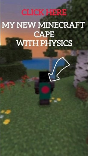 I got a new minecraft cape