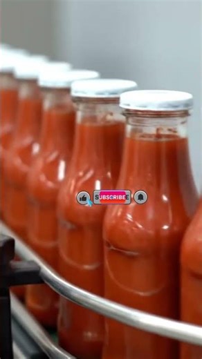 Watch How 1000s of Bottles of Ketchup Are Made Every Hour #factorytour #satisfying