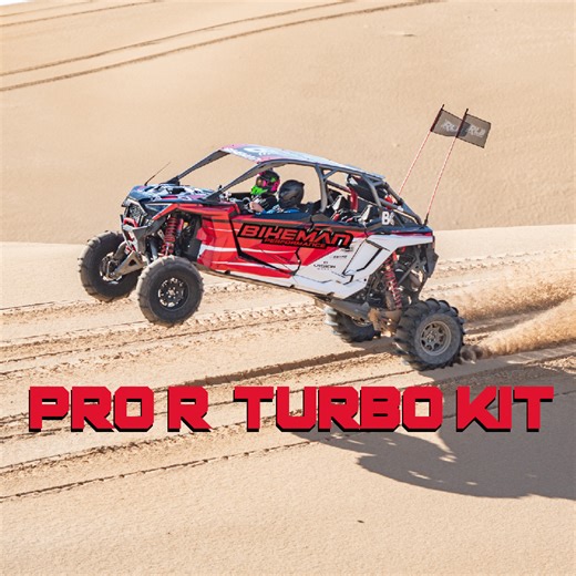 11K views · 67 reactions | We just entered the Polaris Pro R Turbo Kit chat! Our big turbo with a air to air intercooler and large airbox whoops up on forced induction cars. This kit can be run at its base setting on 7lbs of boost on 91 octane. Head over to our Website to preorder this kit! https://bikemanperformance.com/polaris-pro-r-turbo-kit.html | Bikeman Performance | Facebook