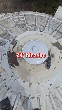 24' grain bin gazebo #artist #diy #grainbin #builder #binzebo #endlessempire