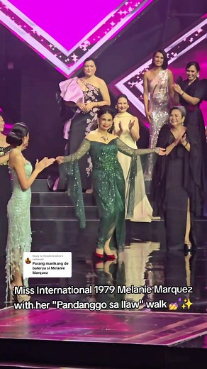 Melanie Marquez Miss International 1979 Famous Walk