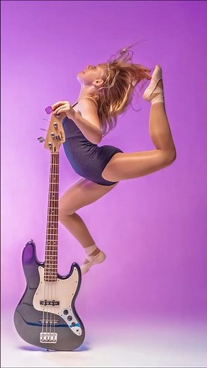 Gymnast Poses in Elegant Dress - Dreamy Underwater Dresses on the surface