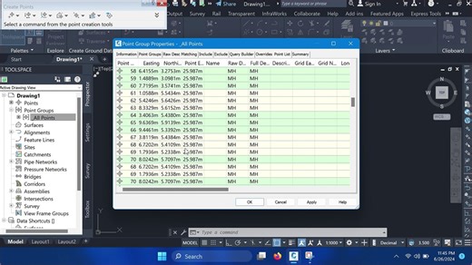 How to change points style in AutoCAD civil 3d