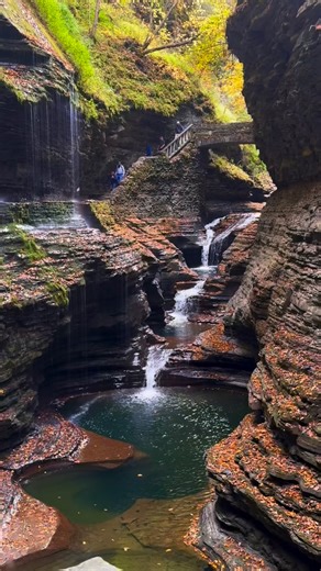 175 reactions · 25 shares | Rainbow Falls is arguably the most famous attraction within Watkins Glen State Park, and for good reason. This stunning cascade is renowned for the ethereal rainbows that often appear in its mist on sunny days, a phenomenon amplified by the unique microclimate within the gorge. #chasingwaterfalls #naturelover #upstateny #hikingadventures #naturephotography | Kai EV | Facebook