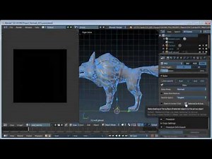 Запекание карты нормалей и теней в Blender 2.73a
