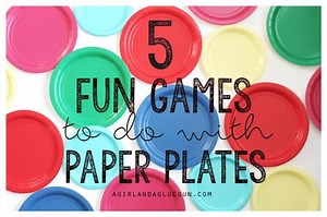 5 fun games to play with Paper plates