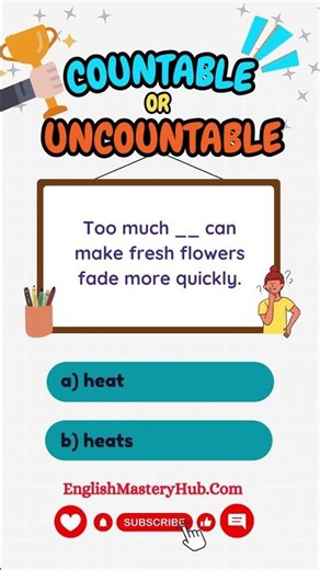 Countable vs Uncountable Nouns 🧠✨