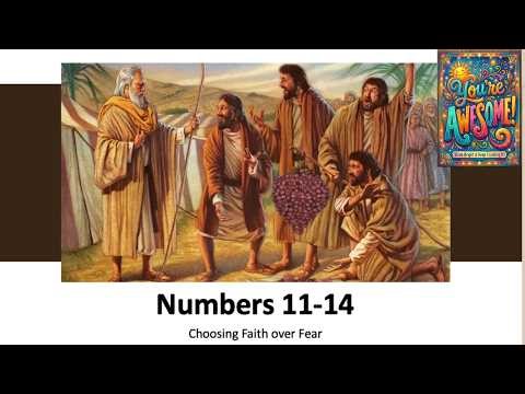 Numbers 11-14 Seminary Lesson!!! Come Follow Me Faith vs Fear!