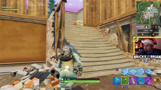 Couple of practice rounds! - Fortnite Battle Royale with Bricks 'O' Brian