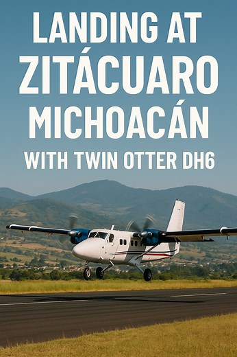 Final approach into Zitácuaro, Michoacán in the Twin Otter DH6. Terrain, hills and a short strip make this landing unforgettable. Follow me for more amazing flights every day ✈️ #aviation #twinotter #pilot #mexico #CapTonyOchoa | Cap Tony Ochoa
