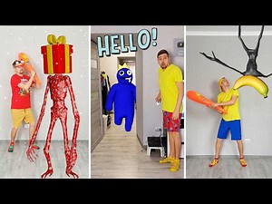 New Siren Head versions, Banana Head, Lava Head, SCP in real life | Compilation VFX #shorts