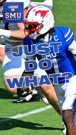 All Kevin Jennings has to do is TAKE CARE of the football #smufootball #kevinjennings