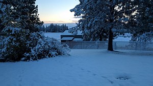 Record-breaking 4 inches of snow falls overnight in Spokane area