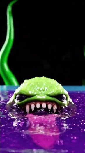 Alien Life Oozes Through Gel in Grotesque Macro #CGI #SciFi #MacroArt