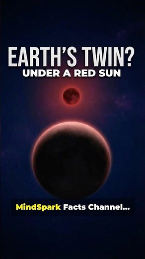 This Planet - Earth Size Under a Red Sun… Meet Kepler-186f Could It Be Alive? #sciencefacts #planets