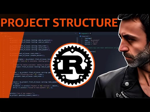 【中文配音】理解Rust的项目结构：Package、Crate与Module（新手速成教程）