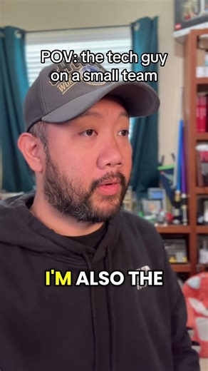 Pov: being the tech guy on small team or company #tech #developer #helpdesk