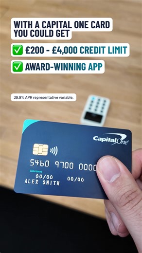 🕑 Get an answer in 60 seconds ✅ Guaranteed YES or NO before you apply 💳 Starting credit between £200 and £4000 | Capital One UK