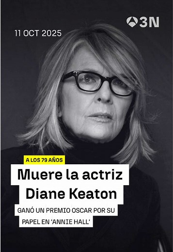 Fallece Diane Keaton a los 79 años