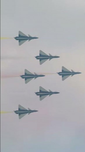 Chinese PLA Air Force's Bayi Aerobatic Team Flies at the Singapore Airshow – AIN