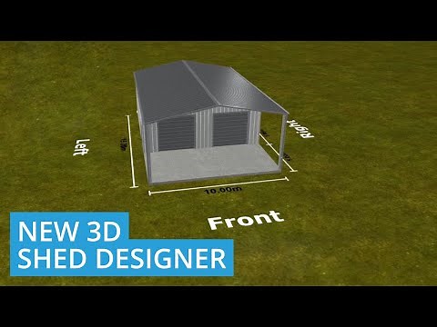 Online 3D Shed Design Program Showcase | Web Shed by Roys Sheds