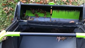 Watch Earthwise LSW70021 21-Inch Leaf & Grass Push Lawn Sweeper, Width on Amazon Live