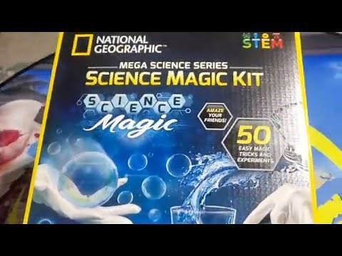 National Geographic Mega Science Series Science Magic Kit Opening & Review