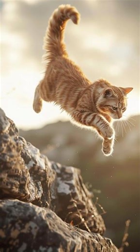 Jumping Cat | Epic Feline Leap 🐱✨