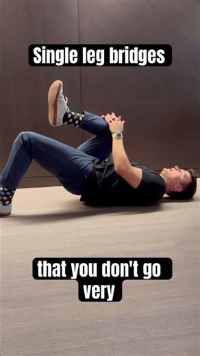 The best single leg bridge for hip extension